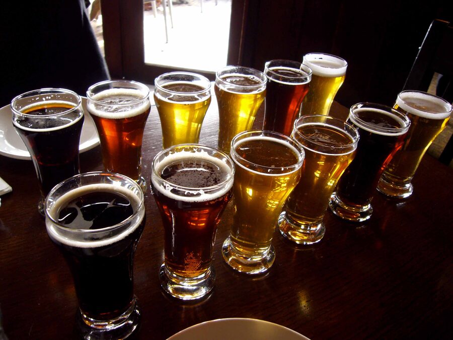 Craft brewery and ferry tour in the Puget Sound